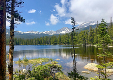 Finch Lake, Allenspark, Colorado. May, 2017.