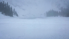 Blizzard at the top. Crater Lakes, James Peak Wilderness, Colorado. January, 2018.