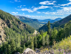 On the way to Pagosa Springs, Colorado. September, 2020.